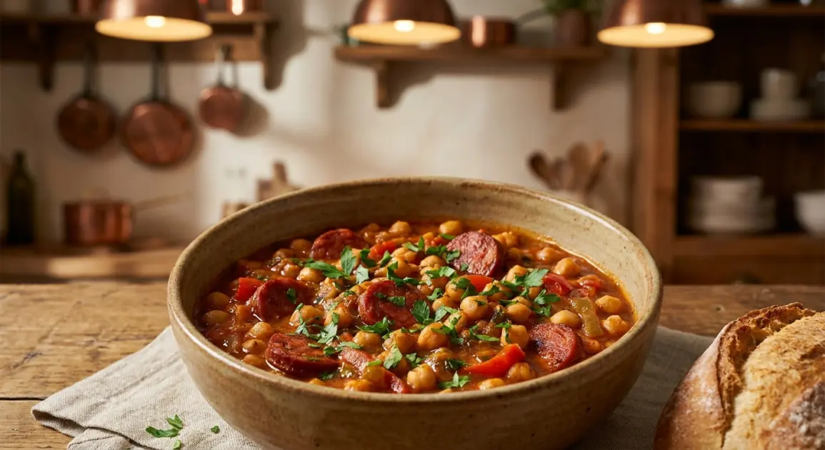 garbanzos con chorizo