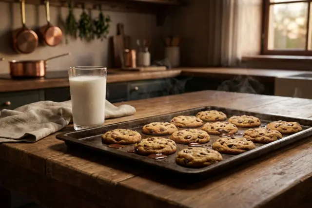 galletas con pepitas de chocolate