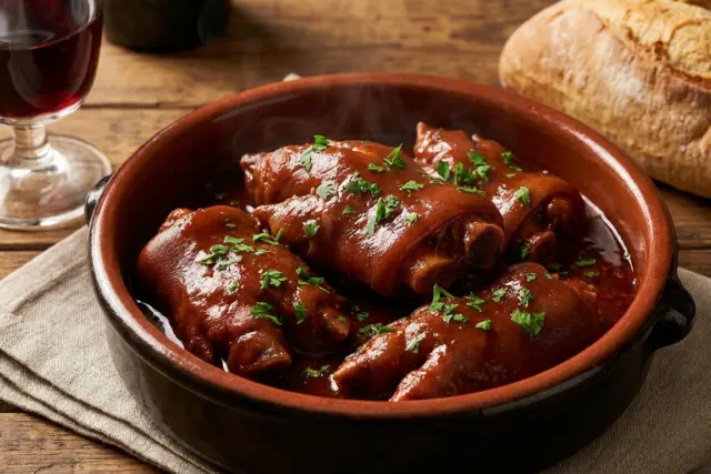 manitas de cerdo