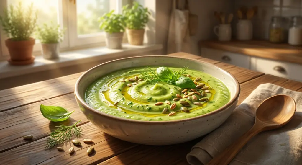 puré de calabacín