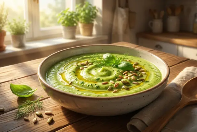 puré de calabacín