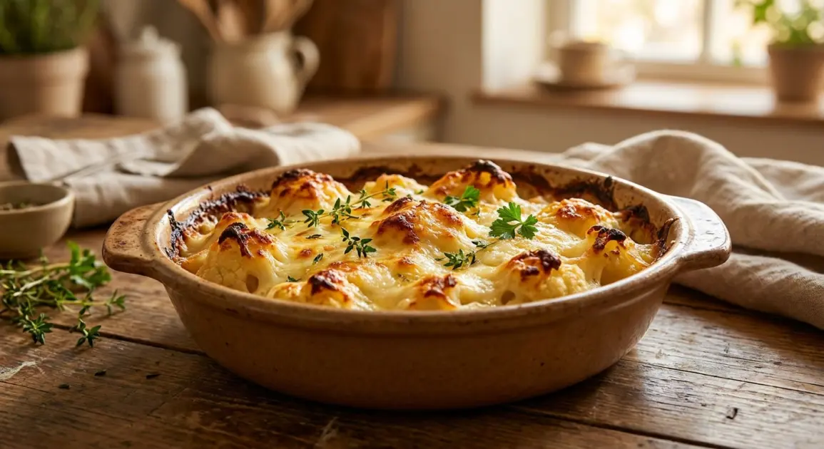 coliflor gratinada