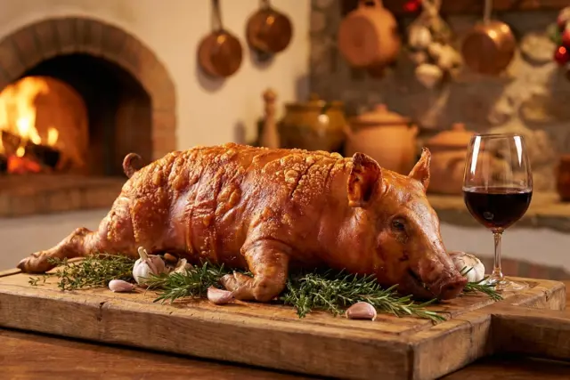 receta de cochinillo al horno