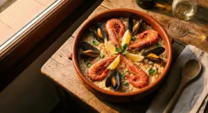 arroz meloso de marisco