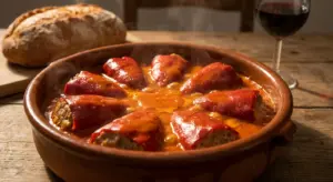 pimientos del piquillo rellenos de carne