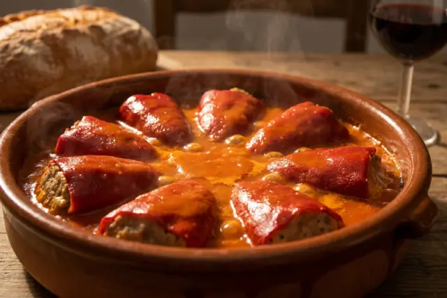 pimientos del piquillo rellenos de carne