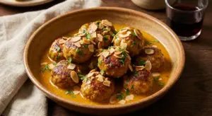 albondigas en salsa de almendras