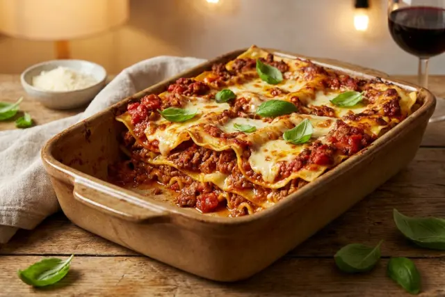 receta de lasaña de carne