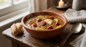 lentejas con chorizo y patatas