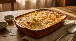 macarrones con bechamel